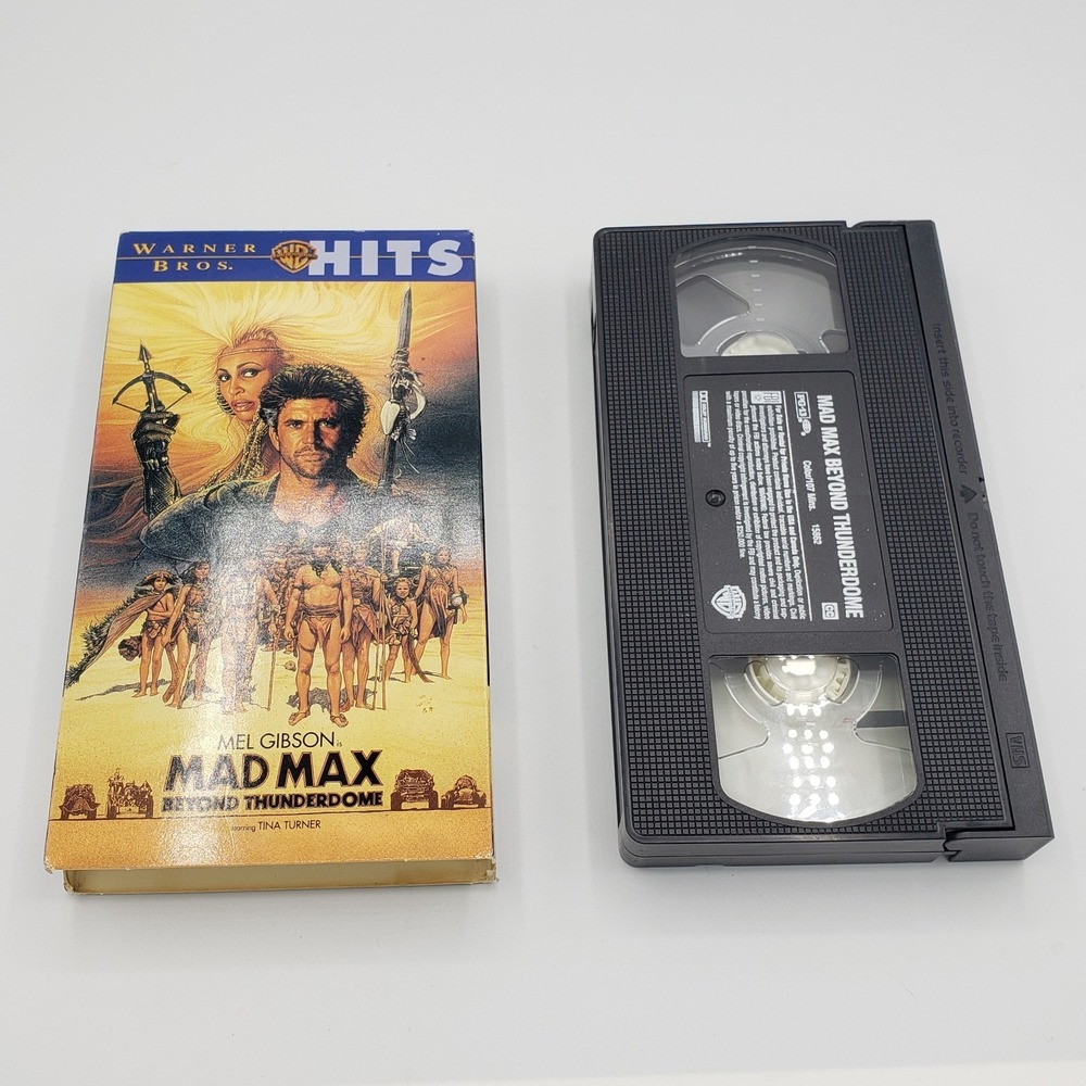 Mad Max Beyond Thunderdome VHS Video Tape 1998 Mel Gibson Classic WB Tina Turner